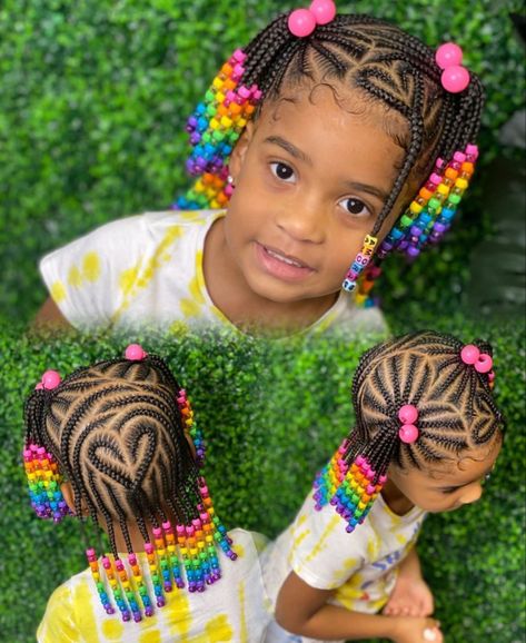 Kid Braids, Daughter Hairstyles, Toddler Braided Hairstyles, Black Kids Braids Hairstyles, Lemonade Braids, Kid Hairstyles, Kids Braids, Lil Girl Hairstyles, Kid Braid Styles