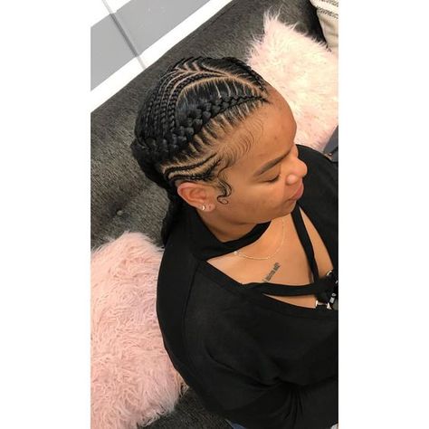 Goddess Braid Styles, Two Braid Hairstyles, Feed In Braids Hairstyles, Feed In Braid, Braided Cornrow Hairstyles, Beautiful Braids, Girls Braids, African Braids, Braided Hairstyles For Black Women