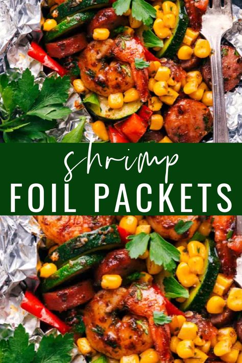 Shrimp Hobo Foil Packs Oven, Foil Shrimp Packets Grill, Fish And Shrimp Foil Packets In Oven, Cajun Shrimp Foil Packets Oven, Baked Shrimp And Broccoli Foil Packs, Shrimp In Foil Packets Ovens, Shrimp Grilled Recipes Foil Packets, Shrimp Packets For The Grill, Grilled Shrimp Foil Packets