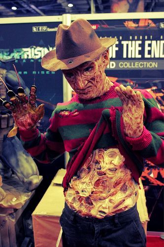 Freddy Krueger from Nightmare on Elm Street Freddy Krueger Cosplay, Horror Cosplay, Comic Con Cosplay, A Nightmare On Elm Street, Epic Cosplay, Elm Street, Amazing Cosplay, Nightmare On Elm Street, Freddy Krueger