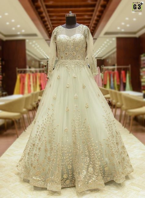 Latest Designer Gown for women, Designer women gown for wedding, Designer women for function, latest designer gown for party, designer women gown for new year, shop online designer gown, latest design women gown 2019, fresh color in women gown, white net gown for bride White Net Gown Designs, Net Gown Designs, Trumpet Wedding Gown, Gown For Wedding, Net Gown, Women Gown, Gown Designs, Net Gowns, Lehenga Design