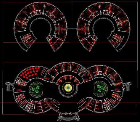 Circular Hotel Plan, Motel Plan Design, Circular Plan Architecture Concept, Hotel Design Architecture Plan, Rounded Building, Round Building Architecture, Hotel Building Design, Circular Floor Plan, Circular Plan