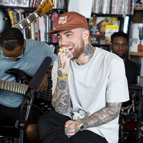 Video: Watch Ty Dolla $ign Pay Tribute to Mac Miller At The Tiny Desk : NPR Tiny Desk, Mac Miller, A Man, Mac, Desk, Tattoos