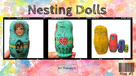 Art Therapy Rx: Nesting Dolls Expressing Feelings, Art Therapy Directives, Doll Therapy, Visual Narrative, Shel Silverstein, Blackout Poetry, Self Exploration, How To Express Feelings, Anais Nin