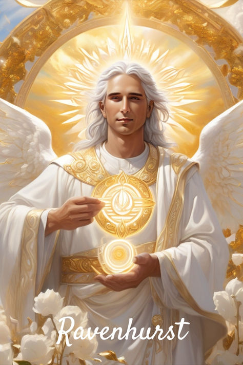 This image can earn you good profits if used to create a print on demand product such as wall art, mouse pad, throw rug and much more. If you like my art please save and follow me. Or maybe buy me a coffee. buymeacoffee.com/cloverwolfu Archangel Zadkiel, Male Angels, Seraph Angel, Archangel Uriel, Male Angel, Angel Guide, Angel Gabriel, Stained Glass Angel, Jesus Christ Artwork