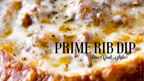 Prime Rib Dip...this is delicious ...full of taste and devoured In no time! Prime Rib Appetizer, Leftover Prime Rib Recipes, Leftover Prime Rib, Dip Recipes Appetizers, Prime Rib Recipe, Ranch Recipe, Beef Ribs, Prime Rib, Football Food