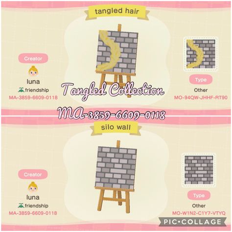 Tangled Acnh Codes, Tangled Animal Crossing, Acnh Rapunzel Design, Acnh Tinkerbell, Acnh Rapunzel, Fairy Island Animal Crossing Dream Code, Rapunzel Animal Crossing, Animal Crossing Island Tunes Disney, Tangled Tower