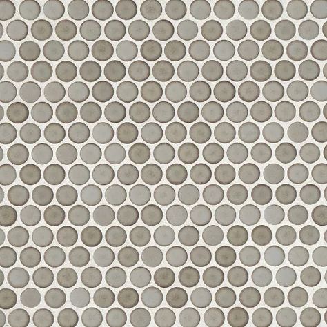 Commercial Tile | Bedrosians Tile & Stone Bedrosians Tile, Penny Round Mosaic, Penny Tile, Penny Round, Porcelain Mosaic Tile, Ceramic Floor Tiles, Before Midnight, Ceramic Floor, Porcelain Mosaic