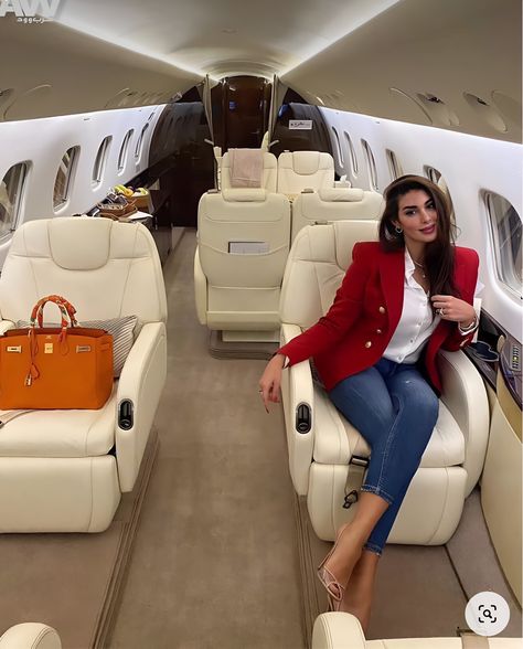 Jet Girl, Billionaire Luxury, Rich Women Lifestyle, Business Woman Successful, Luxury Lifestyle Women, Private Plane, Rich Girl Lifestyle, Airplane Travel, Rich Lifestyle