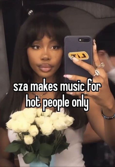 Sza Meme, Sza Playlist, Rappers Pfp, Sza Music, Sza Songs, Sza Singer, Song Artists, Kehlani, Whisper Confessions