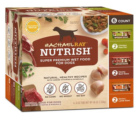 Rachael Ray Nutrish Natural Wet Dog Food Variety Pack Grain Free 8 oz. tub Pack of 6 >>> Click on the image for additional details. (This is an affiliate link) #dogtreats Racheal Ray, Best Dog Food Brands, Hearty Beef Stew, Food Meat, Lamb Stew, Pet Food Storage, Rachel Ray, Dog Grooming Supplies, Dog Food Brands