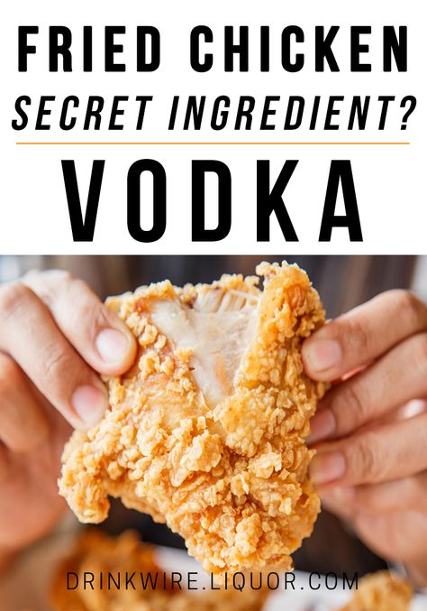 Fried chicken and vodka?! As it turns out, adding vodka to your fried chicken marinade is key in creating the ultimate crust that everyone craves in a piece of fried chicken! Vodka Fried Chicken, Fried Chicken Marinade, Hen Recipes, Mc Chicken, Chicken Batter, Moon Shine, Cornish Hens, Chicken Hen, Tasty Drinks