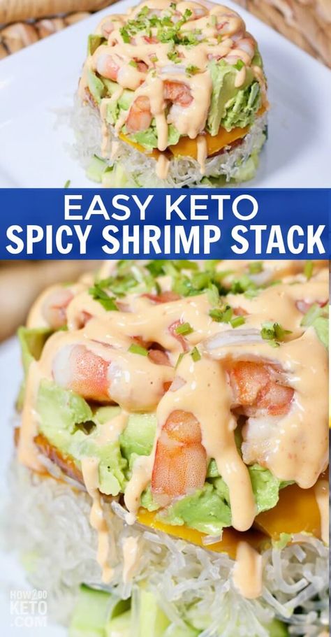 A low carb version of one of our all-time favorite recipes, these Spicy Keto Shrimp Stacks are ridiculously flavorful! Shrimp Stacks, Cena Keto, Keto Shrimp, Dietrich Bonhoeffer, Resep Diet, Low Carb Diets, Ketogenic Diet Meal Plan, Ketogenic Diet Plan, Spicy Shrimp