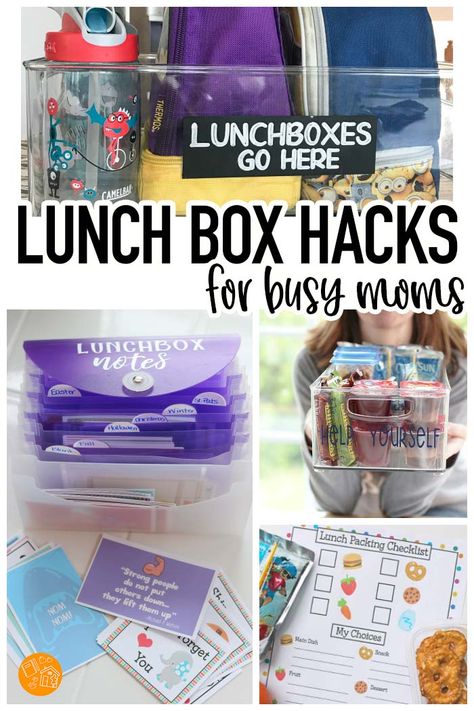 Lunch Box Storage Ideas, Lunch Box Organization, School Lunch Hacks, Lunch Organization, School Lunch Organization, Lunch Hacks, Lunch Supplies, Note Organizer, Lunch Box Hacks