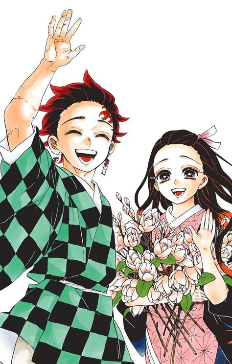 Hxh Characters, رعب نفسي, Tanjiro Kamado, Manga Covers, Fanarts Anime, Kimetsu No Yaiba, Two People, Slayer Anime, Anime Background