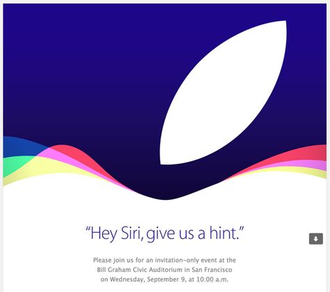 Apple Invites Press To iPhone Event On September 9, 2015. Big Ipad, Apple Event, Bill Graham, 9 September, Apple Design, The Bill, Event Invitation, Apple Iphone 6s, Apple News