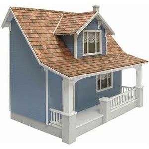 Beachside Bungalow Dollhouse, Bungalow Dollhouse, Real Good Toys, Beachside Bungalow, Curtains Pictures, Porch Posts, Toy House, Dollhouse Kits, Great House