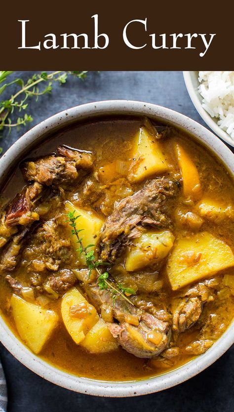 Pressure Cooker Recipes Indian Food, Lamb And Potato Curry, Slow Cooker Mutton Recipes, Stew Lamb Recipes, Lamb And Potatoes Recipes, Slow Cooker Lamb Curry Recipes, Curry Lamb Stew Recipes, Lamb Curry Slow Cooker, Lamb Soup Recipes