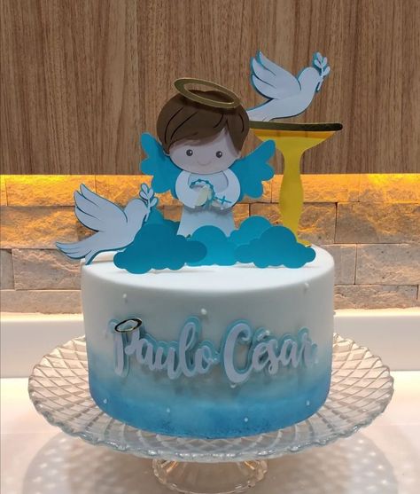 Christening Cake, Bolo Fake, Christening, Birthday Cake, Pastel, Baby Shower, Cake, Birthday, Quick Saves