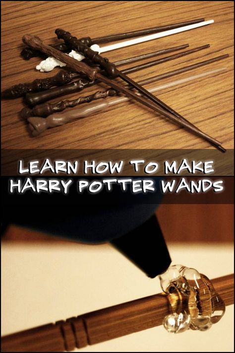 Here's a nice little project together with the kids... Learn how to make DIY Harry Potter wands! Make Harry Potter Wands, Harry Potter Pottery, Make A Wand, Diy Wands, Harry Potter Art Projects, Diy Harry Potter Wands, Harry Potter Cupcake Toppers, Harry Potter Hogwarts Letter, Harry Potter Wands