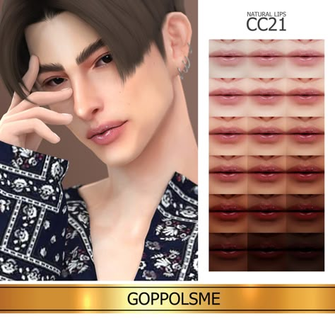 The Sims 4 Lips, Sims4 Body Presets, Ts4 Makeup Cc, Sims 4 Cc Lips, Sims4 Makeup, Ts4 Makeup, Sims 4 Men Clothing, Sims 4 Male Clothes, Sims 4 Cc Eyes