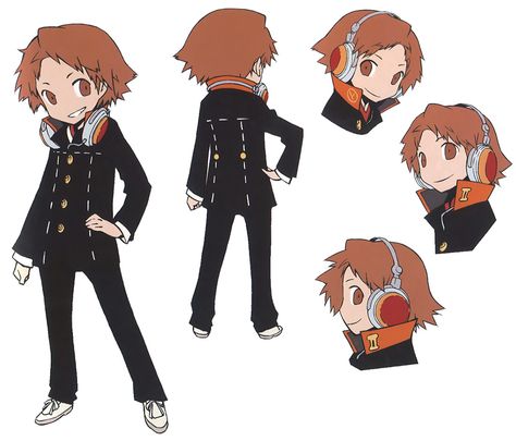 Yosuke Concept from Persona Q: Shadow of the Labyrinth Persona 4 Manga, Yosuke Hanamura, Persona Art, Labyrinth Art, Persona Q, Star Child, Victory Pose, Shin Megami Tensei Persona, Persona Series