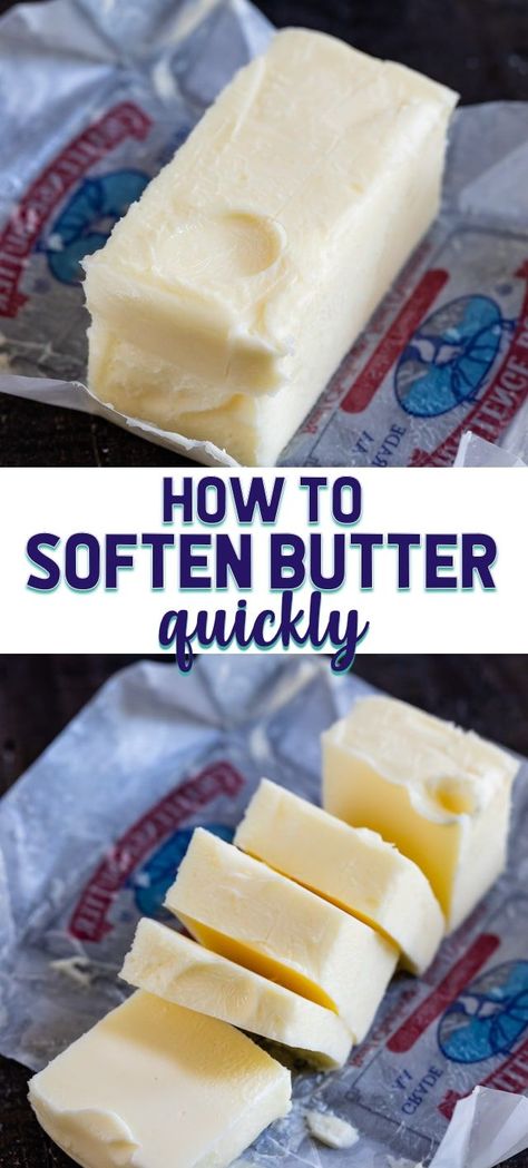 Soften Butter Quickly, Crazy For Crust, Baking Secrets, Baking 101, Baking Basics, Favorite Cookie Recipe, Butter Recipe, Favorite Cookies, Baking Tips