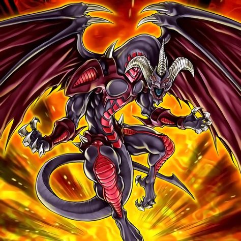 Red Demon Dragon Red Dragon Archfiend, Yugioh Dragon Cards, Yugioh Dragons, Yu Gi Oh 5d's, Yugioh Monsters, Cartoon Dragon, Monster Cards, Yugioh Cards, Dragon Pictures