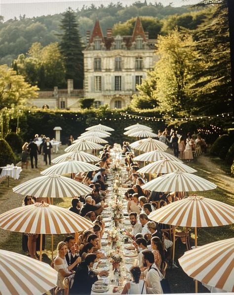 French Chateau Wedding, Dream Wedding Decorations, Instagram People, Chateau Wedding, European Wedding, France Wedding, Garden Party Wedding, French Chateau, French Wedding