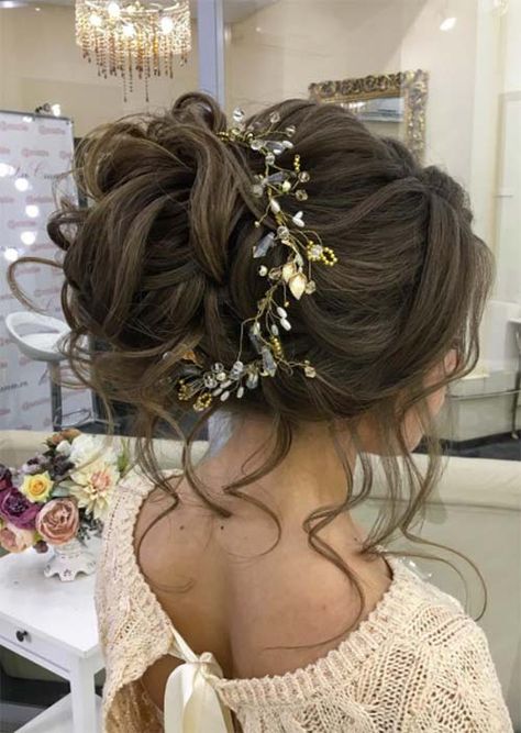 Messy Bridal Hair, Prom Hair Updo, Bridal Hair Inspiration, Perfect Hairstyle, Bridal Hair Updo, Hair Done, Bride Hair, Wedding Hair Inspiration, Hair Updo