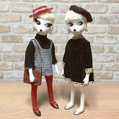 Hipster Animals, Sculpted Doll, Memory Board, Two Fingers, Doll Vintage, Jointed Dolls, Japanese Dolls, Doll Play, Doll Repaint