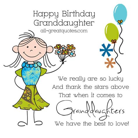 Grandaughter Birthday Wishes, Happy Birthday Grand Daughter, Happy Birthday Granddaughter, Birthday Granddaughter, Birthday Wishes Greeting Cards, Granddaughter Quotes, Birthday Verses For Cards, Free Happy Birthday Cards, Happy Clipart