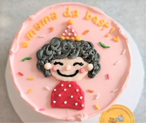 Cake Mothers Day Ideas, Bento Cake Hari Ibu, Mother Days Cake, Happy Mother Day Cake, Cake For Mothers Day, Cake For Mother, Cake For Mum, Mother Cake, Happy Mother's Day Cake