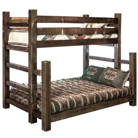 Cabin Beds, Cowboy Room, Puerto Galera, Triple Bunk Beds, Log Bed, Bottom Bunk, Twin Over Full Bunk Bed, Full Bunk Bed, Cool Bunk Beds