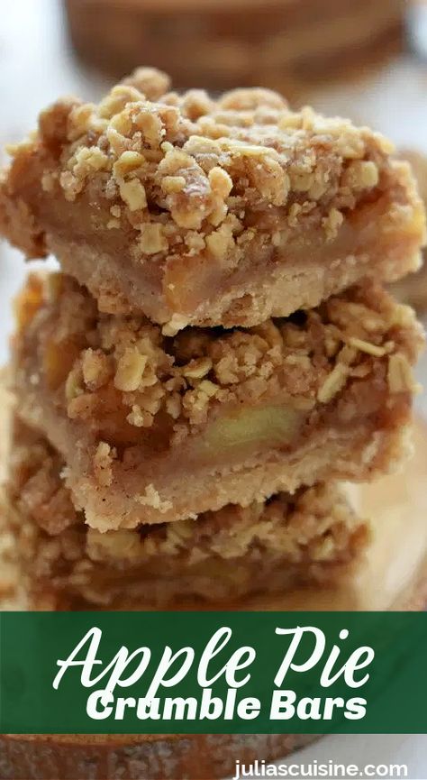 Apple Pie Crumble Bars Dutch Apple Pie Bars, Apple Pie Crumble, Apple Bar Recipes, Apple Crisp Bars, Apple Pie Bars Recipe, Autumn Desserts, Apple Crumble Pie, Dutch Apple Pie, Pie Bar Recipes