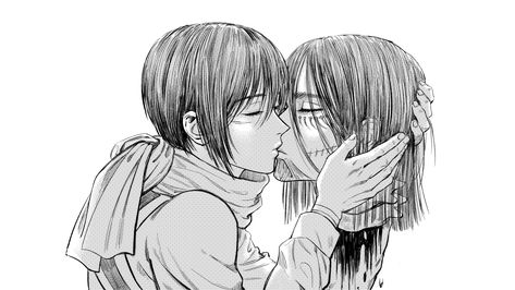 Mikasa X Eren, Aot Eren, Anime Witch, Eren X Mikasa, Eren And Mikasa, Gamer Humor, Pencil Art Drawings, Eren Jaeger, Attack On Titan Anime