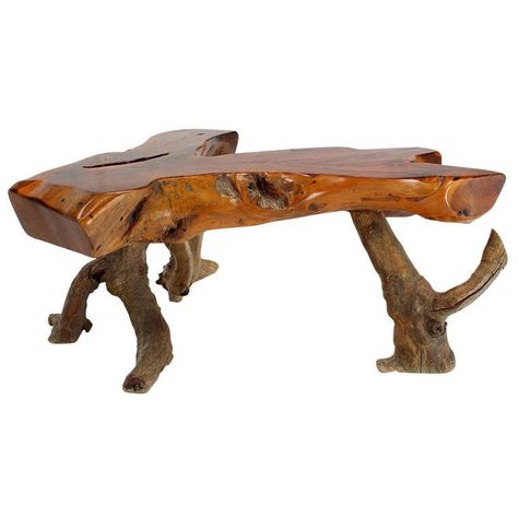 Very nice mid century modern style driftwood coffee table. Driftwood Coffee Table, Driftwood Furniture, Driftwood Table, Classy Furniture, Furniture Design Inspiration, Coffee Tables For Sale, Fantastic Furniture, Wood Ideas, Elegant Furniture