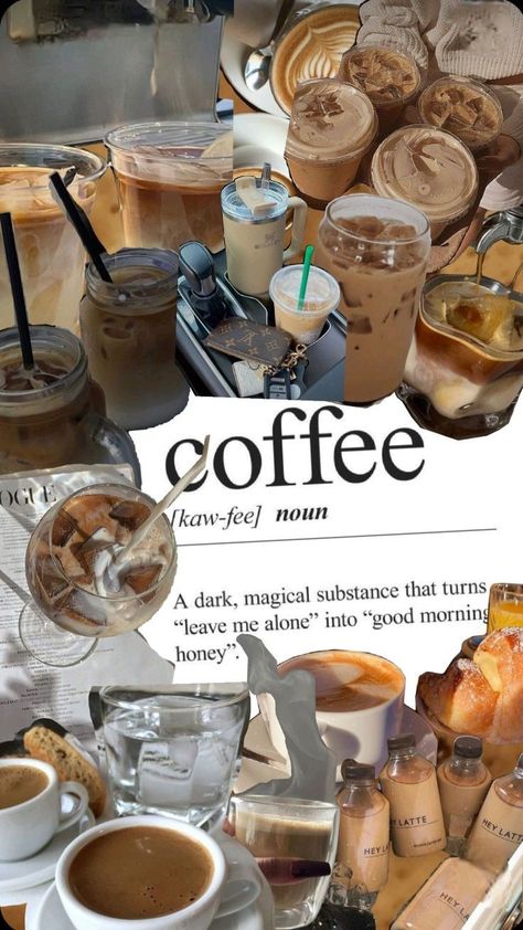 Iced Coffee Wallpaper Aesthetic, Aesthetic Iced Coffee Pictures, Cute Coffee Aesthetic, Coffee Aesthetic Brown, Cold Coffee Aesthetic, Hot Coffee Aesthetic, Iced Coffee Aesthetic, Good Morning Honey, Coffee Quotes Funny