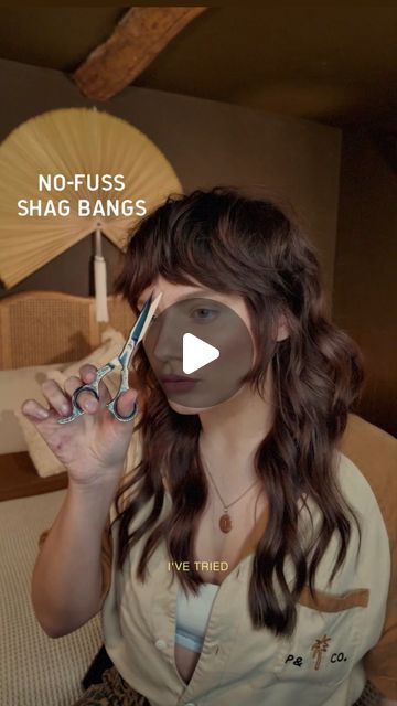 Wolf Style Hair, How To Fix Curtain Bangs That Are Too Short, Micro Fringe Shag, Mid Length Fringe Hair, Hair Up With Fringe, Diy Fringe Haircut, Shaggy Fringe Haircut, Fringe With Glasses Haircuts, Head Wrap With Bangs