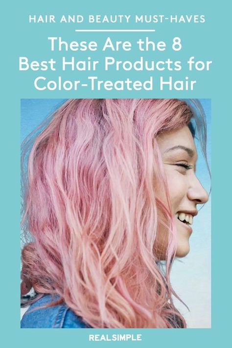 These Are the 8 Best Products for Color-Treated Hair | These are the 8 top-notch product picks from hairstylists that will help keep your dyed hair color—and hair in general—looking better than ever. #beautytips #realsimple #hair #hairstyle #hairtips #hairstylehacks Color Treated Hair Care, Color Safe Shampoo, Vivid Hair Color, Lighter Hair, Best Hair Care Products, Good Shampoo And Conditioner, How To Lighten Hair, Cool Blonde, Best Shampoos