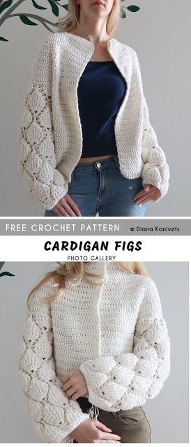 que bonitas las mangas de esta chompa Crochet Cardigan Pattern Free Women, Crochet Bodycon Dresses, Crochet Cardigan Pattern Free, Crochet Cardigans, Gilet Crochet, Black Crochet Dress, Cardigan Crochet, Tutorial Crochet, Patterned Cardigans