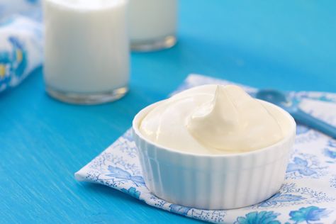 Sour Cream Is Not Sour Cream!  You can’t buy real sour cream in the United States—but read on for an easy, homemade option. Sour Cream Replacement, Substitute For Sour Cream, Baking Replacements, Sour Cream Substitute, Make Sour Cream, Cooking Substitutions, Moms Cooking, Baking Substitutes, Food Substitutions