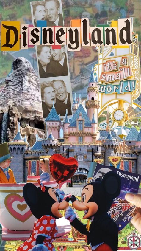 Disneyland Wallpaper Aesthetic, Disneyland Wallpaper Iphone, Disneyland Collage, Disneyland Aesthetic California, Disneyland California Aesthetic, Disneyland Wallpaper, Kingdom Keepers, Vintage Disney Posters, Disney Movies List