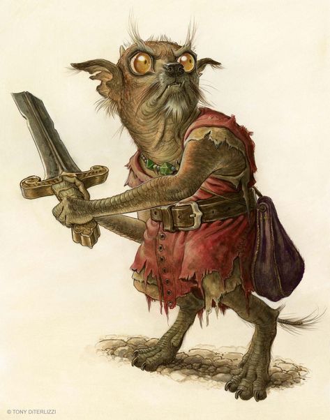 Tony Diterlizzi, Star Wars Species, Goblin Art, Star Wars Rpg, Alien Races, Star Wars Figures, Star Wars Characters, Gremlins, Star Wars Art