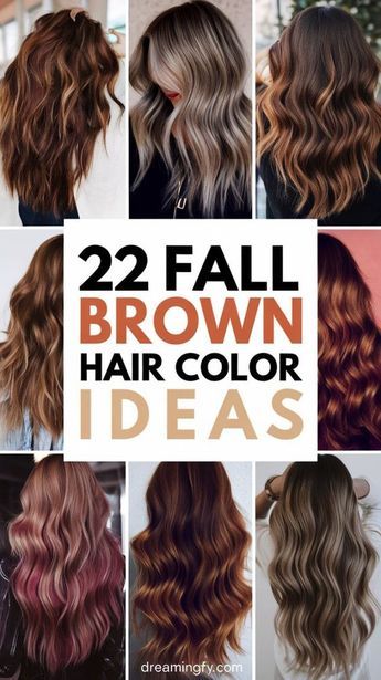 Achieve a cozy and flattering look this fall with these 22 brown hair color ideas. From subtle highlights to bold, all-over color, these ideas will help you embrace the beauty of autumn. Brunette Balayage Hair For Fair Skin, Long Hair Fall Color, Auburn Hair Color With Highlights Winter, Brown Hair For Soft Autumn, Golden Brunette Hair Color, Low Maintenance Hair Color For Brunettes, Warm Tone Brown Hair With Highlights, Winter Hair Ideas For Brunettes, Brown Hair Colors Straight