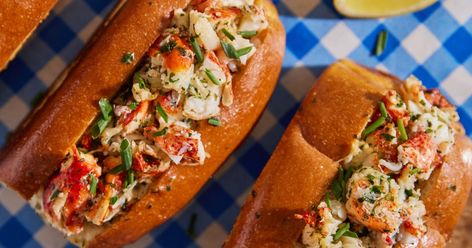 Lobster Rolls Magnolia Table Recipes, Joanne Gaines, Joanna Gaines Recipes, Lobster Roll Recipes, Cherries Salad, Spiced Pecans, Fresh Tomato Salsa, Magnolia Table, Fish Food