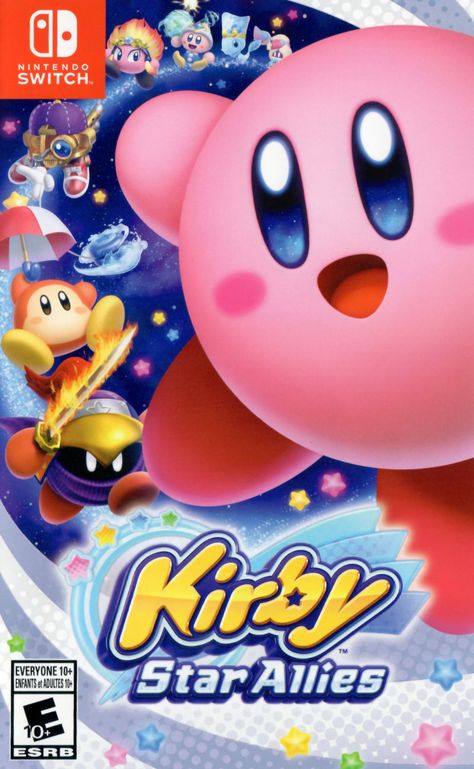 Kirby Star Allies, Kirby Star, Advance Wars, Kirby Games, Nintendo Console, Luigi's Mansion, Game Cover, Nintendo Eshop, Wii Games