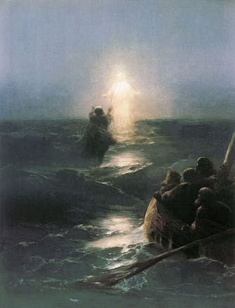 Cómo pedir un milagro: En esta pintura vemos a Jesús caminando sobre el agua, uno de los milagros que menciona la Biblia. Ivan Aivazovsky, Miracles Of Jesus, Walk On Water, Biblical Art, Jesus Christus, Jesus Art, Jesus Pictures, Bible Stories, Bible Art