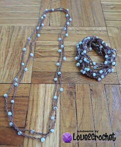 Crochet Necklace Pattern Free, Lariat Necklace Diy, Beaded Necklace Ideas, Camping Craft, Bracelet Combo, Necklaces Diy, Beadwork Ideas, Homemade Necklaces, Crocheted Jewelry