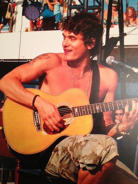 John Mayer, Mayercraft Carrier. 2008 Such a fun cruise!!! John Mayer Early 2000s, John Mayer 2000s, John Mayer Guitar, Artist Identity, John Clayton, Poo Poo, John John, John 3, John Mayer